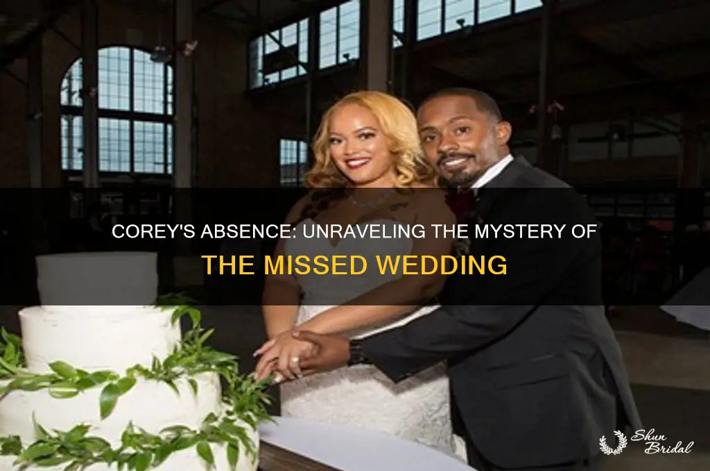 did corey go to the wedding