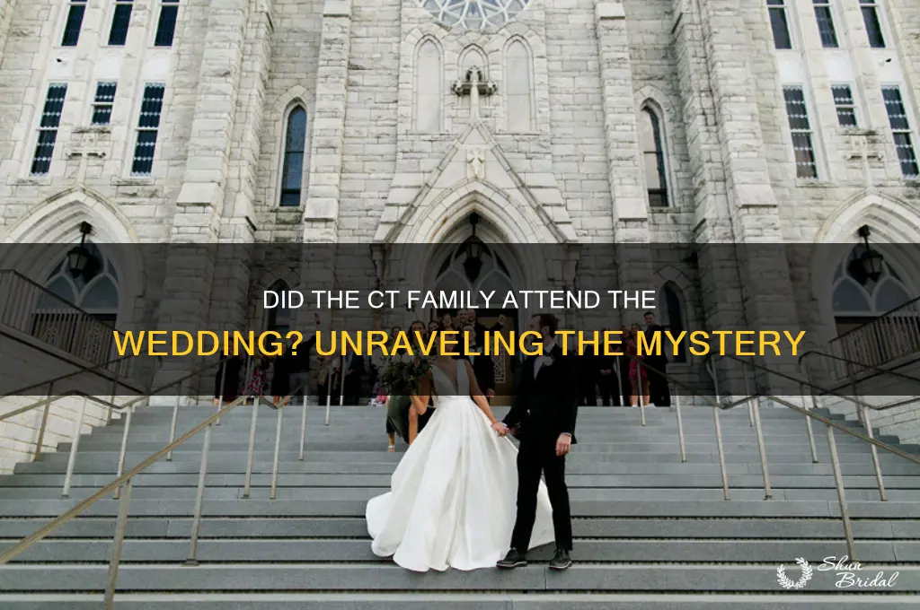 did ct family go to the wedding
