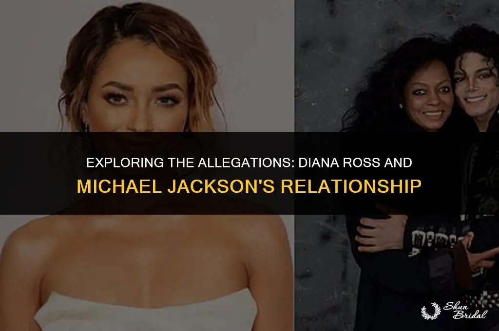 did diana ross groom michael jackson
