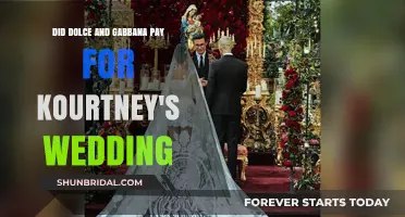 Did Dolce & Gabbana Sponsor Kourtney Kardashian's Lavish Wedding?