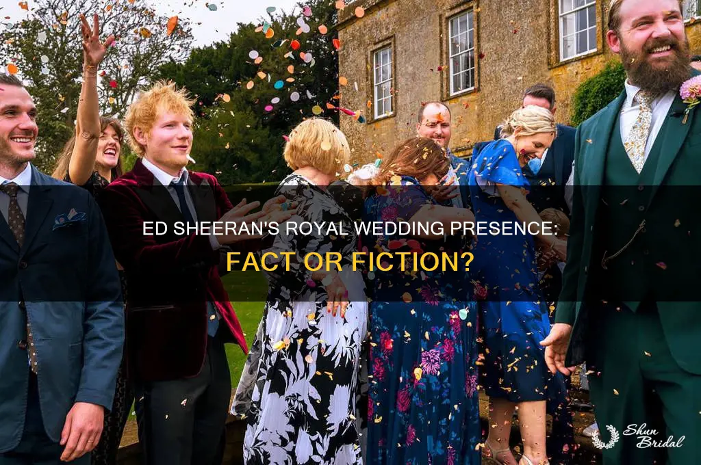 did ed sheeran attend royal wedding