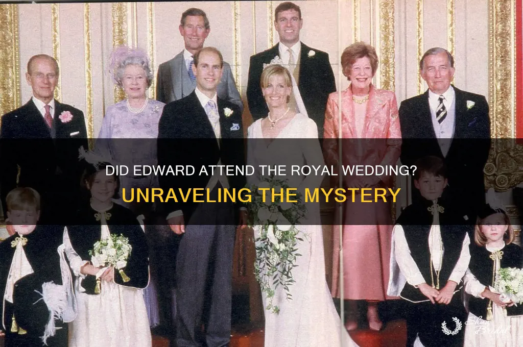did edward attend the royal wedding