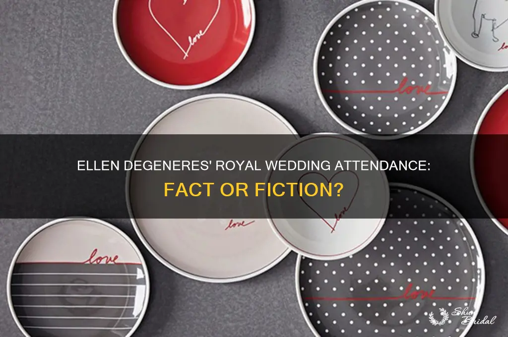 did ellen degeneres go to royal wedding