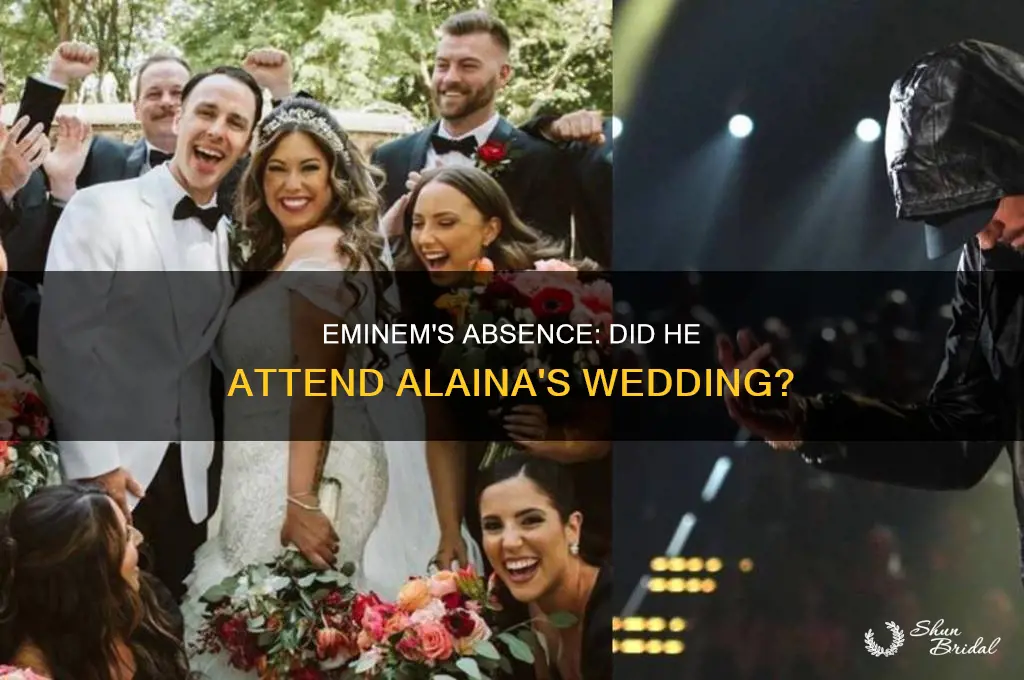 did eminem go to alainas wedding
