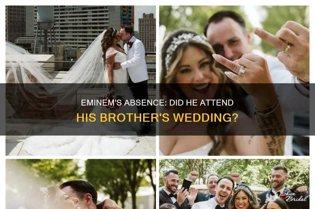 did eminem go to his brothers wedding