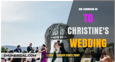 Did Garrison Attend Christine's Wedding? Unraveling the Mystery