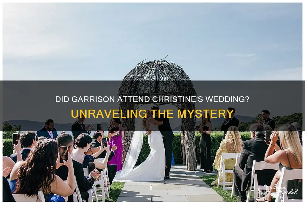 did garrison go to christine