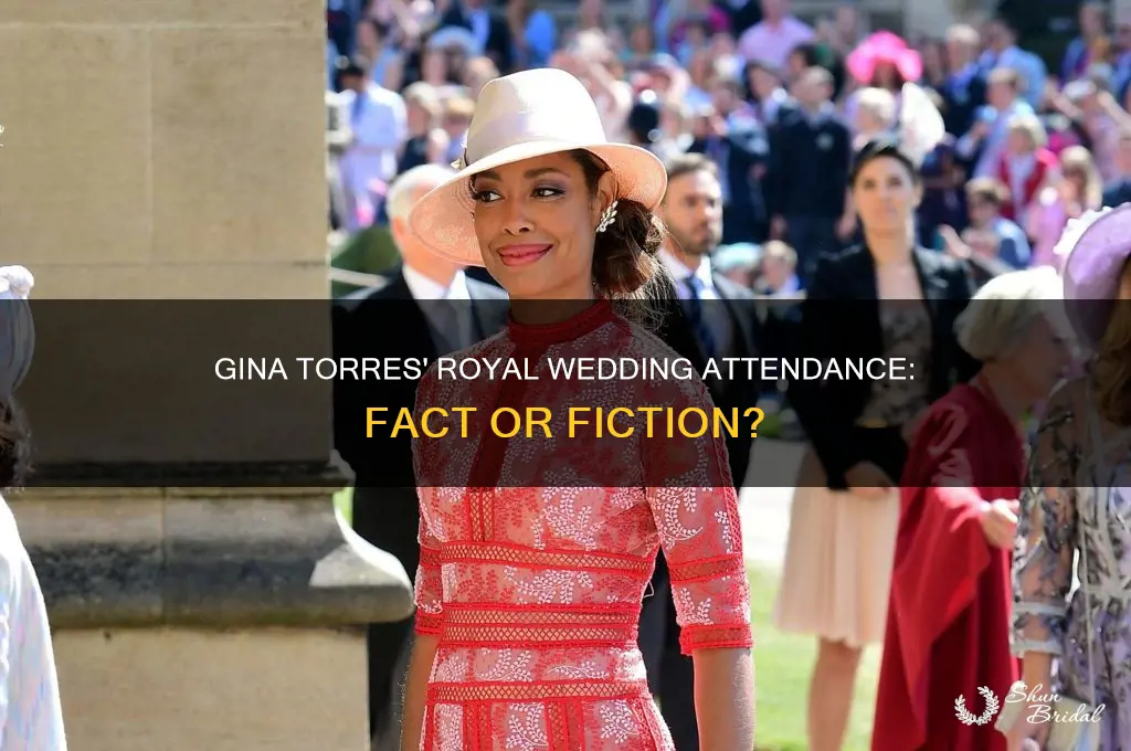 did gina torres attend the royal wedding