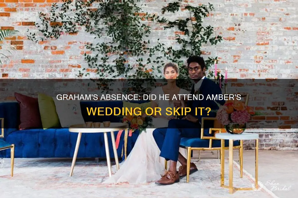 did graham go to amber wedding