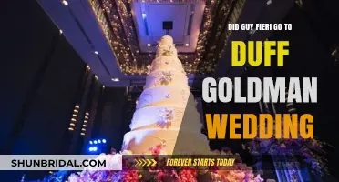 Guy Fieri's Surprise Appearance at Duff Goldman's Wedding
