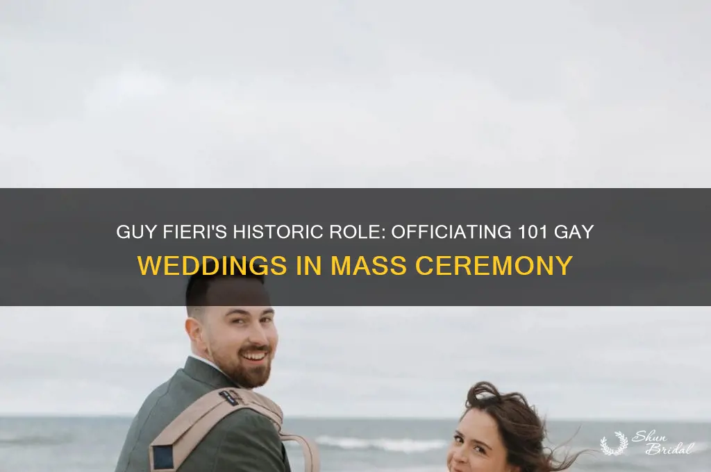 did guy fieri officiate 101 gay weddings