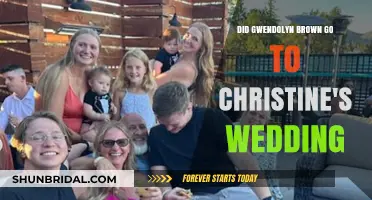 Gwendolyn Brown's Absence: Why She Missed Christine's Wedding