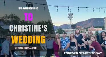 Gwendolyn's Absence: Unraveling the Mystery of Christine's Wedding