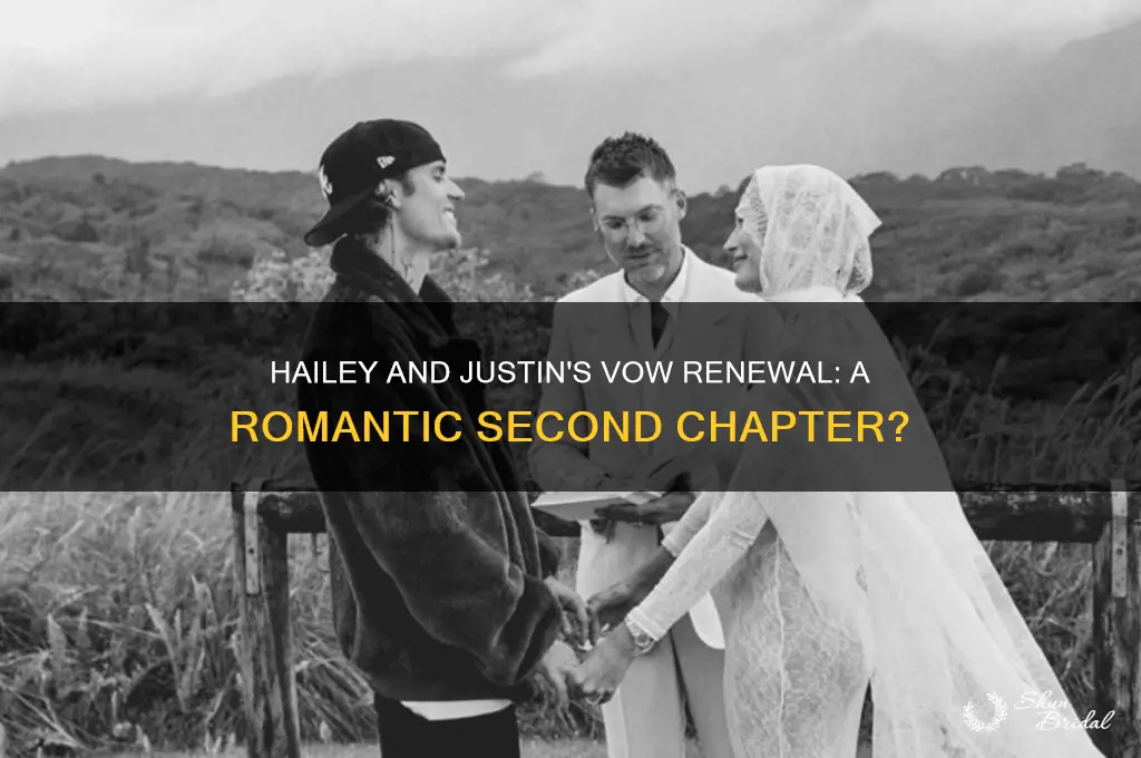 did hailey and justin renew their vows