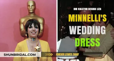 Halston and Minnelli: A Wedding Dress Collaboration