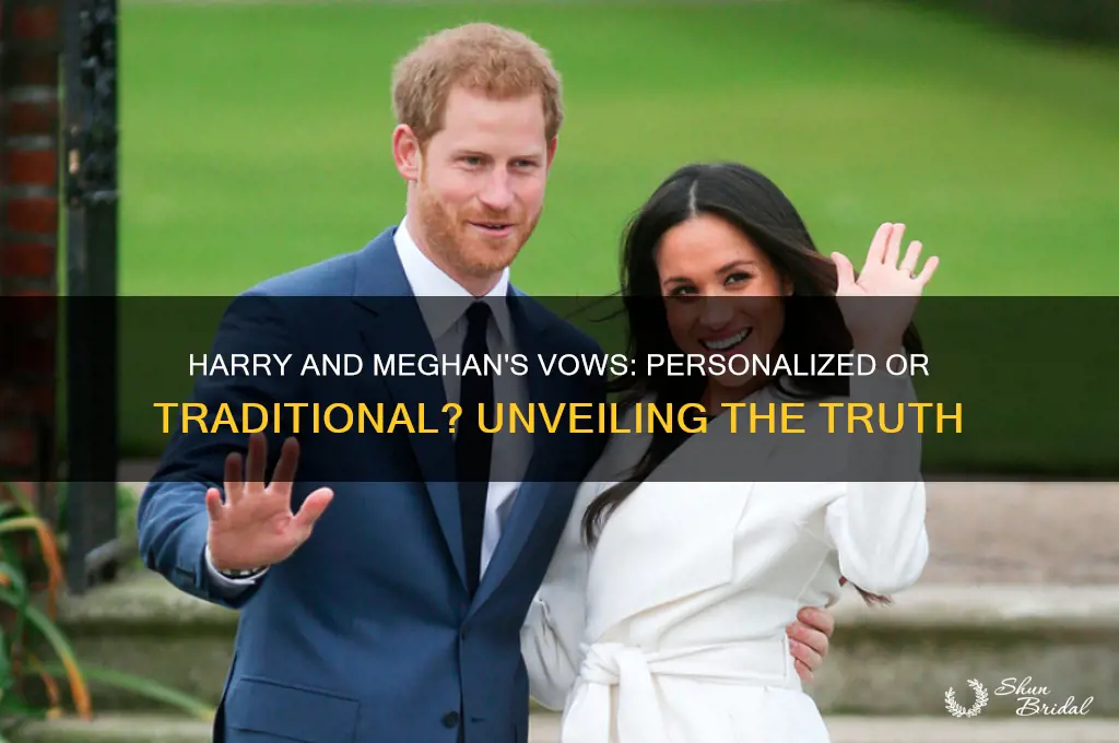 did harry and megan write their vows