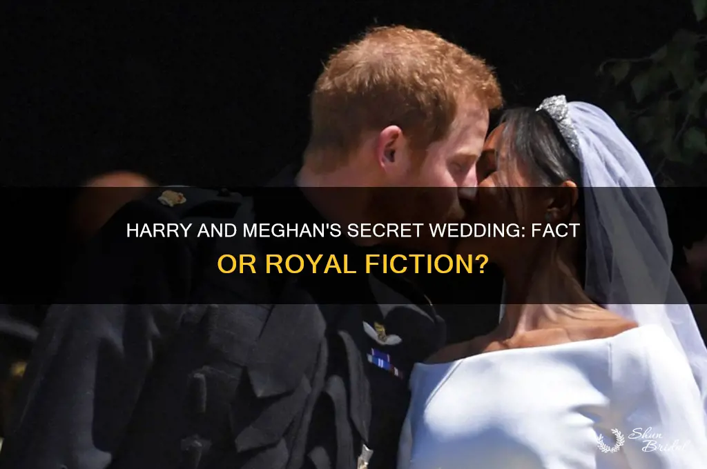 did harry and meghan get married before royal wedding