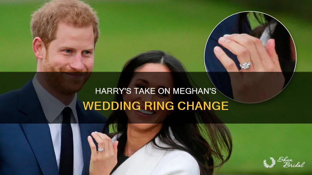 did harry mind meghan changing her wedding ring