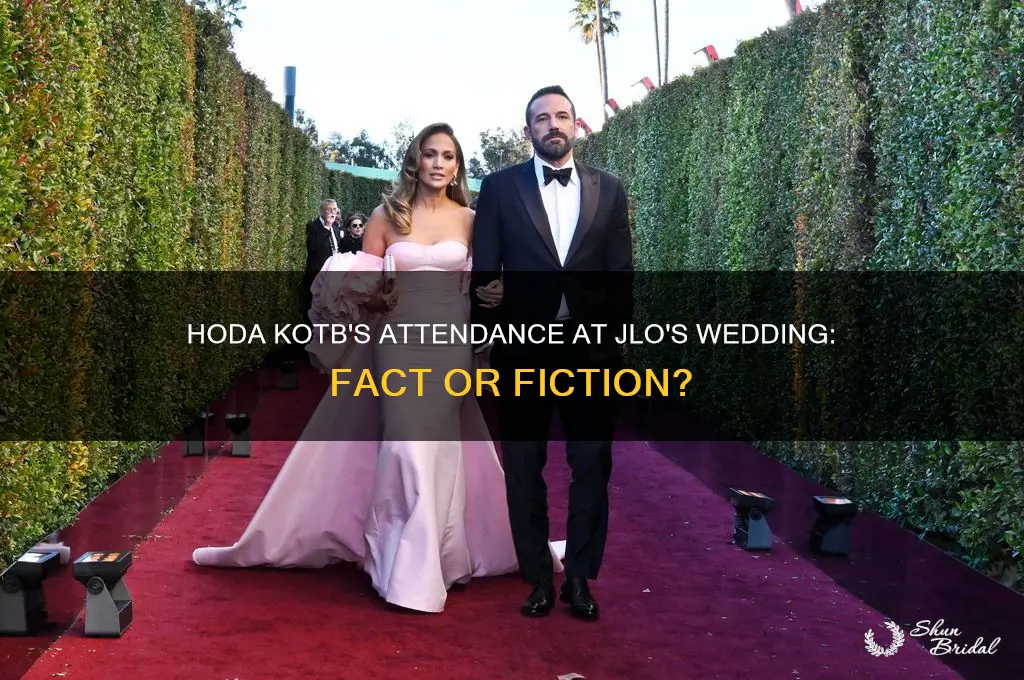 did hoda go to jlo wedding