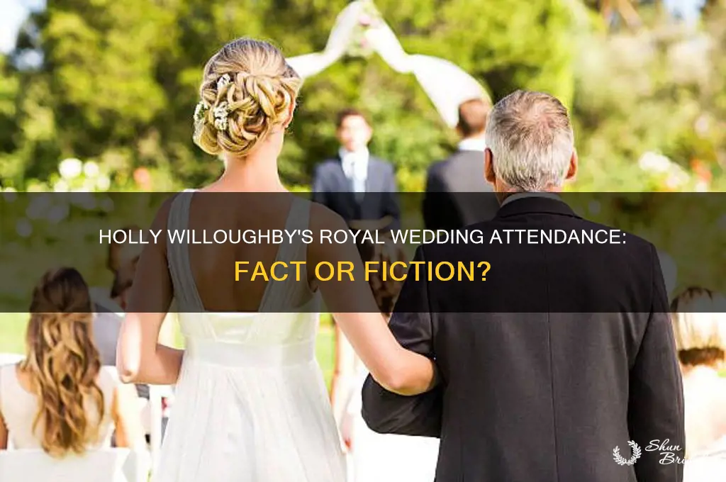 did holly willoughby go to the royal wedding