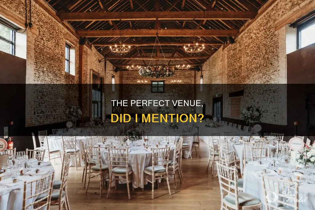 did I mention a wedding venue