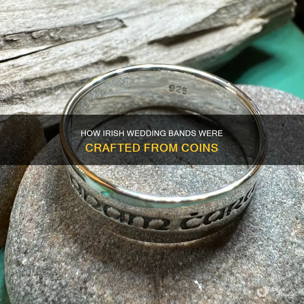 did irish make wedding bands out of coins