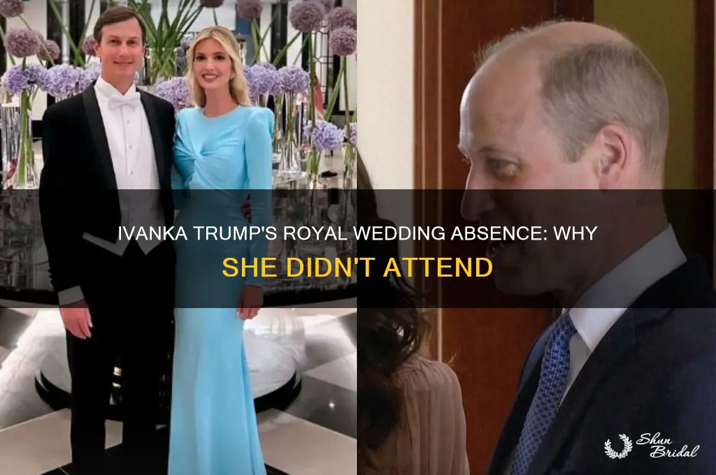 did ivanka trump attend the royal wedding