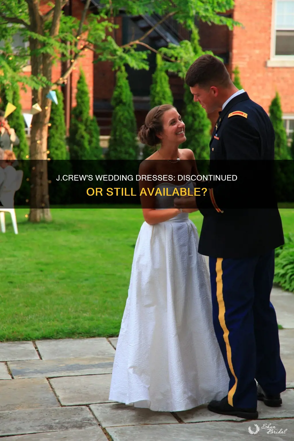 did j crew discontinued wedding dresses