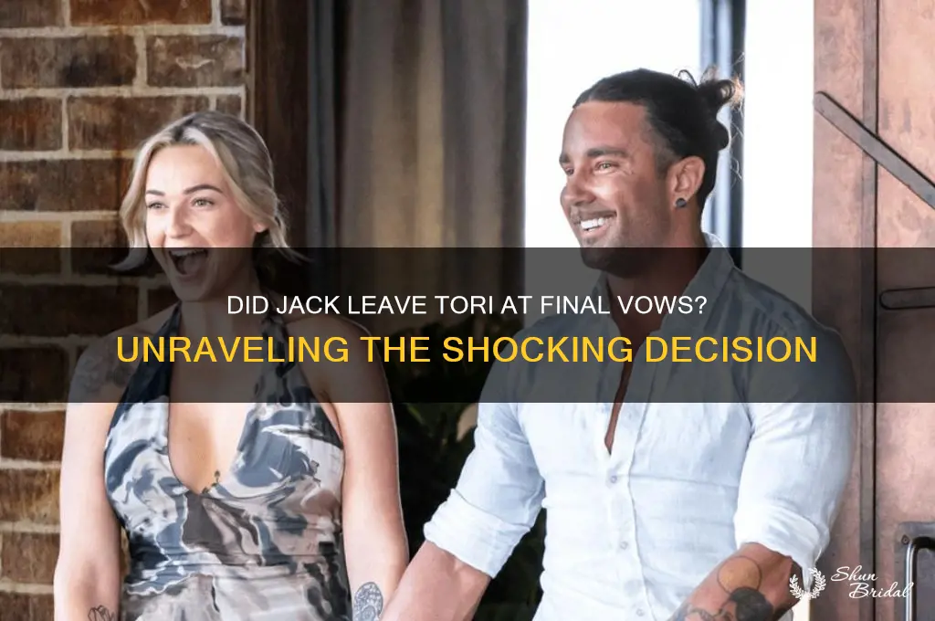did jack leave tori at final vows