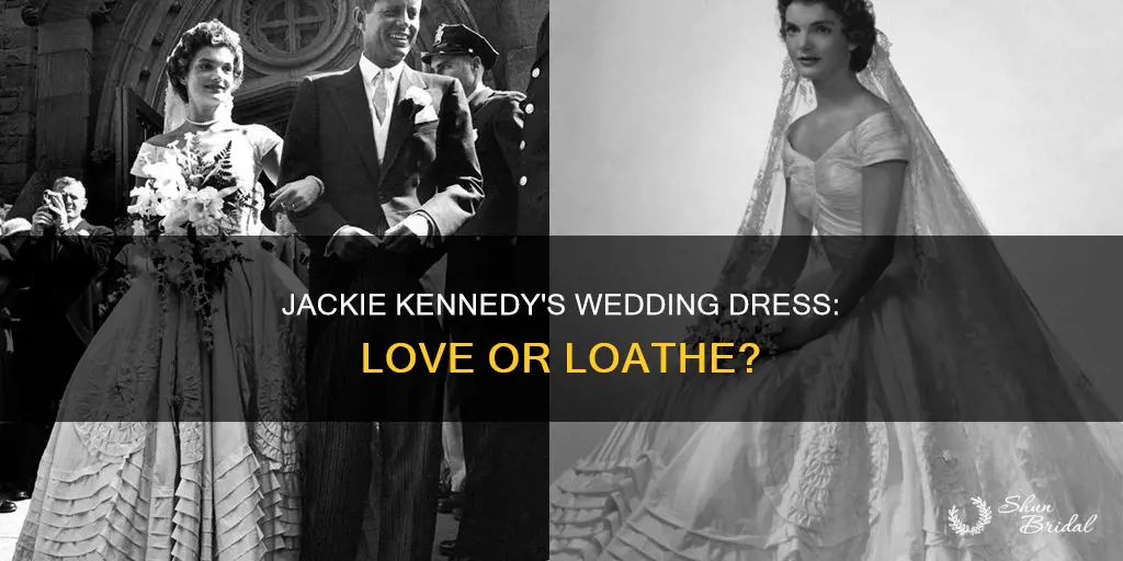 did jackie kennedy like her wedding dress