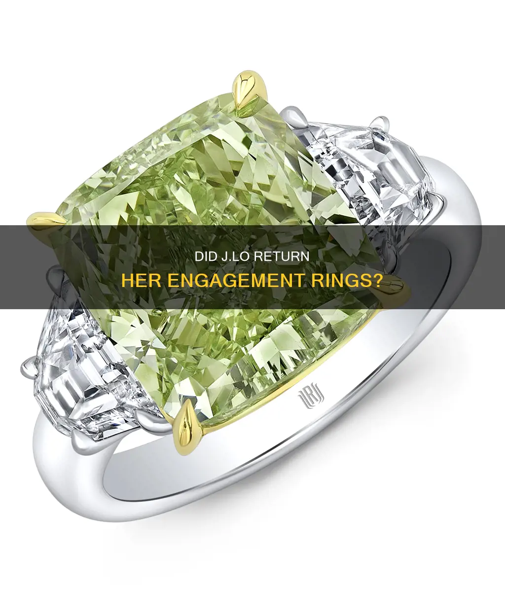 did jenifer lopes give back her wedding rings