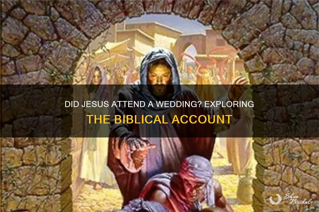 did jesus go to a wedding