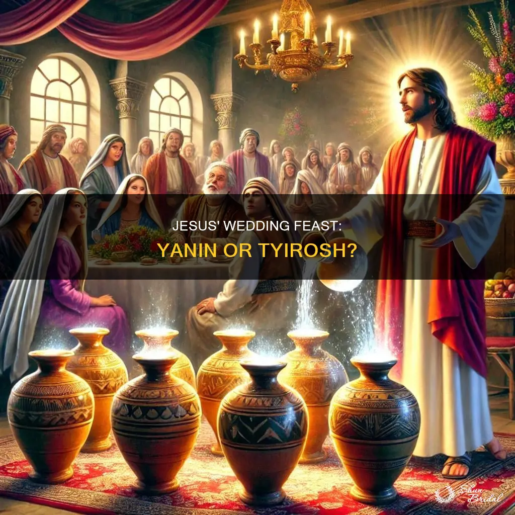 did jesus make yanin or tyirosh for wedding feast