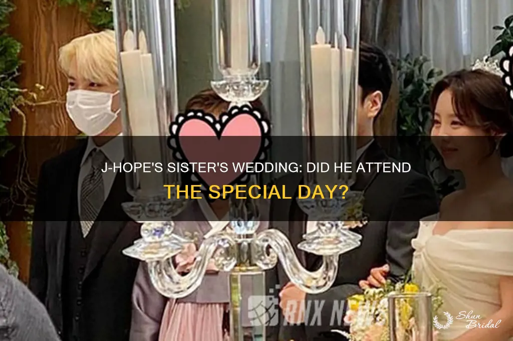 did jhope go to his sister