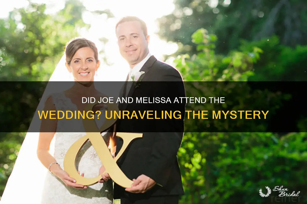 did joe and melissa go to wedding