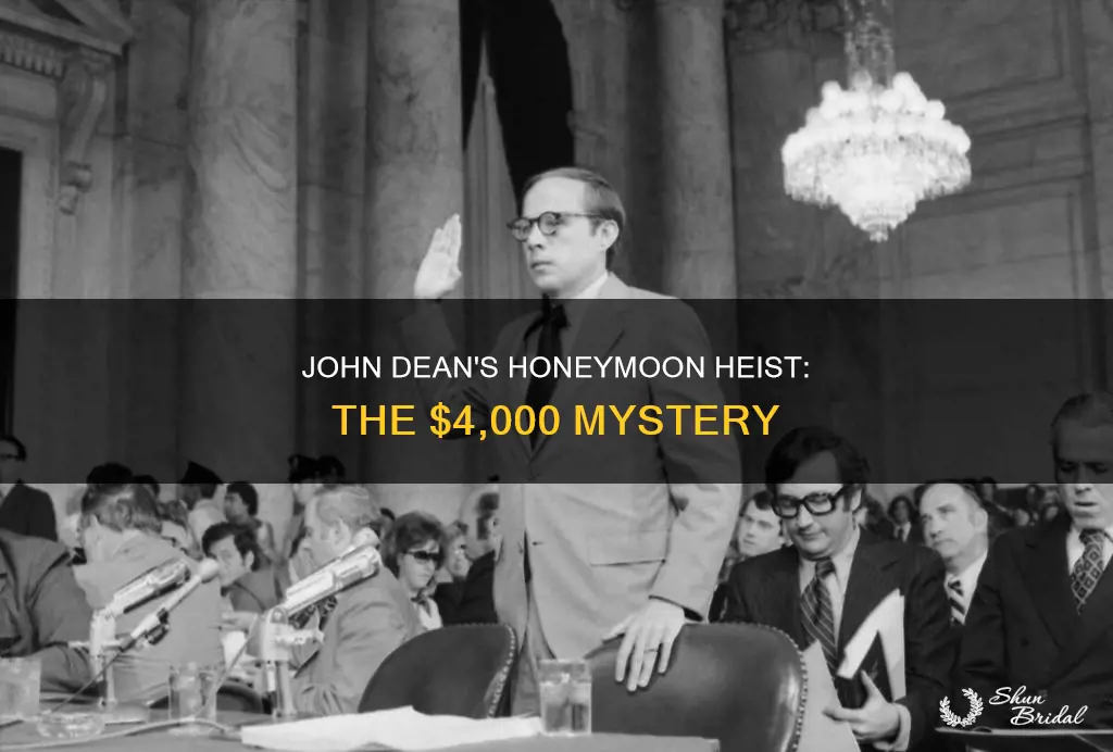 did john dean steal 4000 to pay for honeymoon