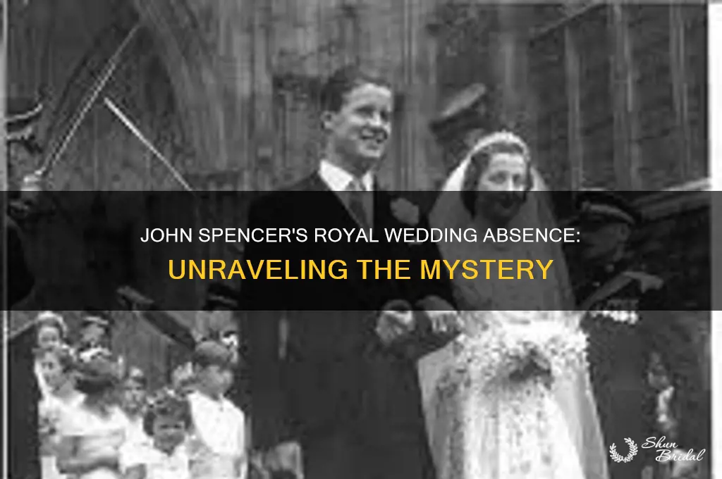 did john spencer attend the royal wedding