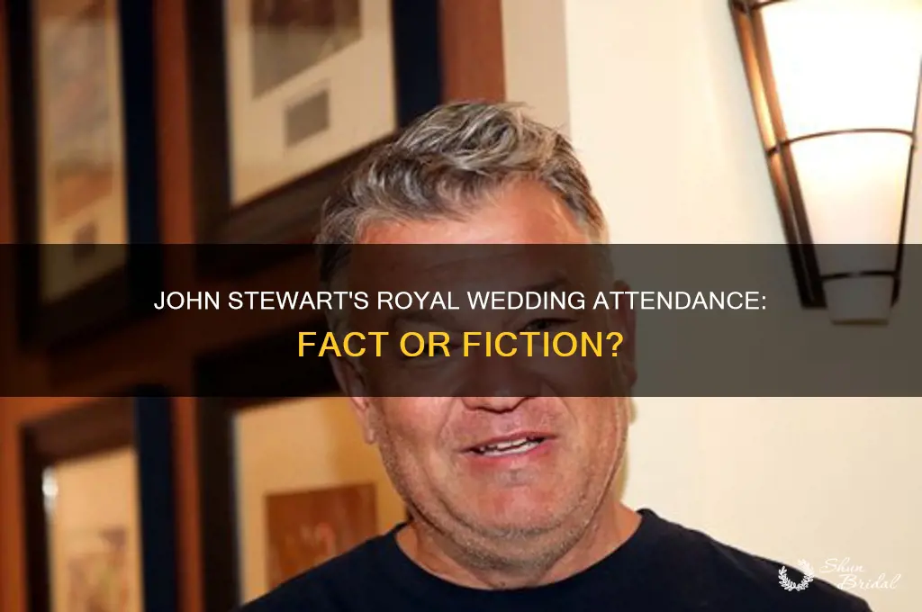 did john stewart go to the royal wedding