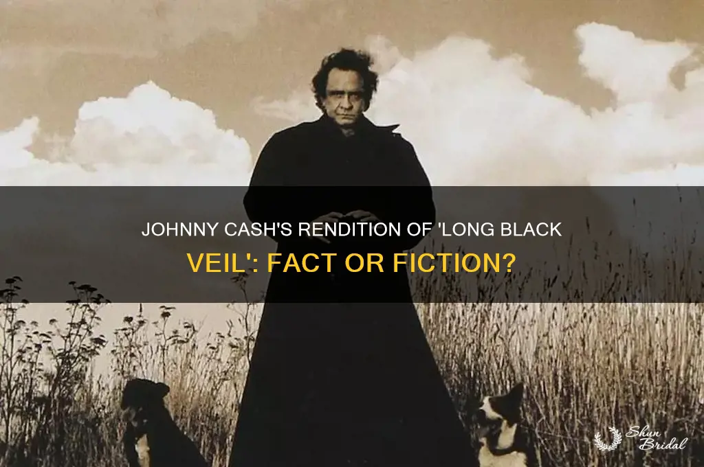 did johnny cash record long black veil