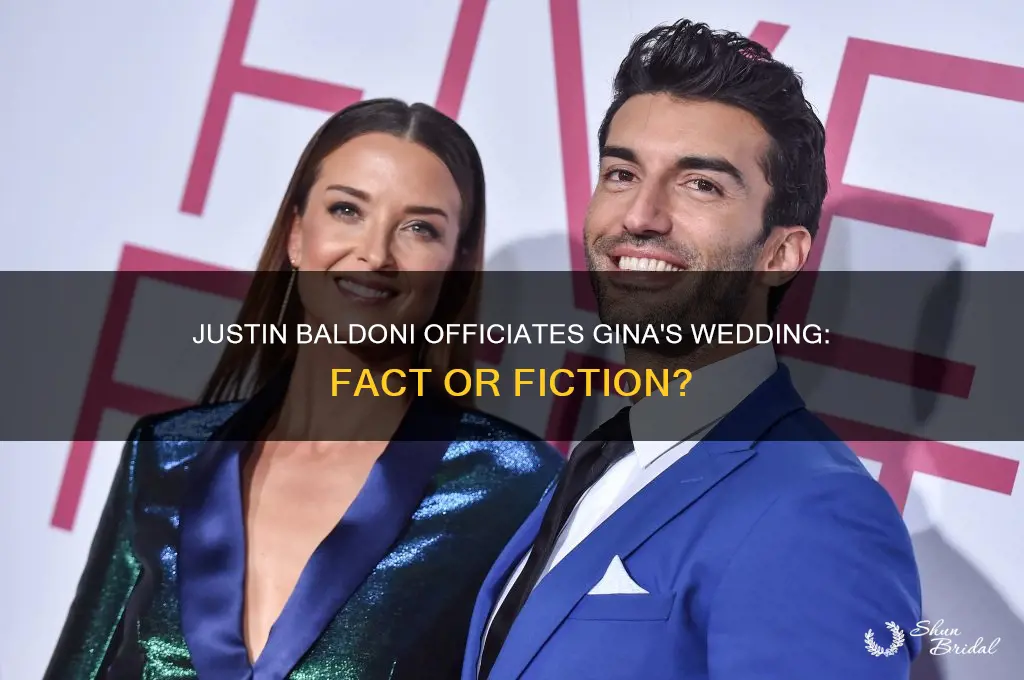 did justin baldoni officiate gina