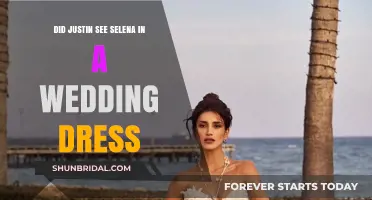 Justin and Selena's Wedding: Did He See the Dress?