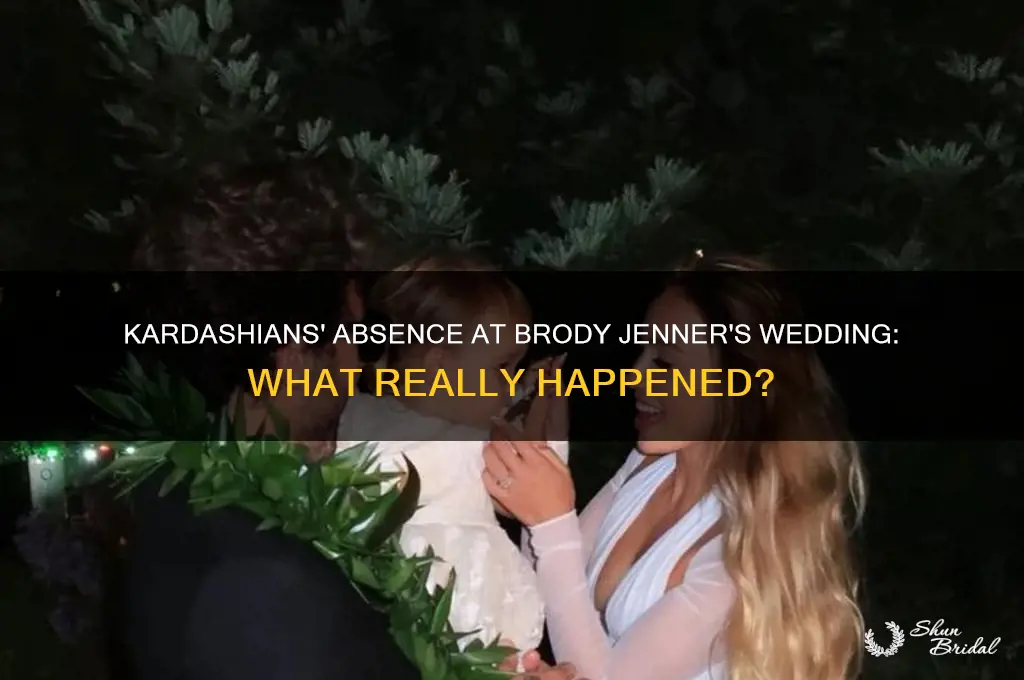 did kardashians go to brody jenner wedding