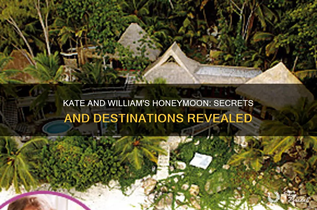 did kate and william have honeymoon