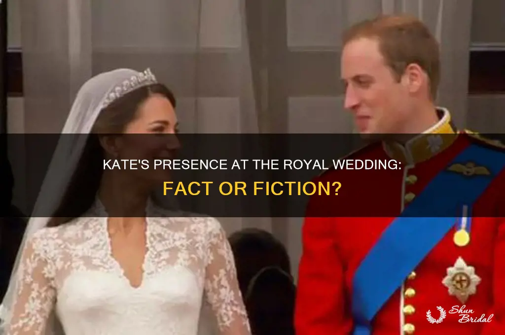 did kate attend royal wedding