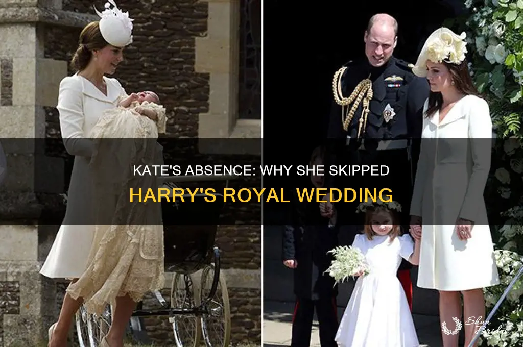 did kate go to the harrys wedding