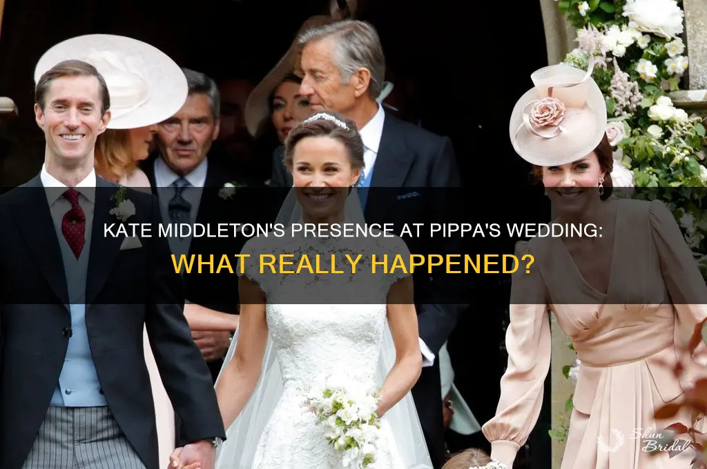 did kate middleton go to pippas wedding