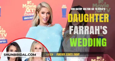 Kathy Hilton's Attendance at Kyle's Daughter Farrah's Wedding: The Truth