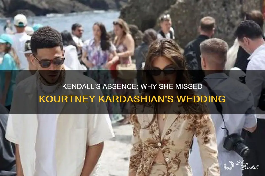 did kendall go to kourtney