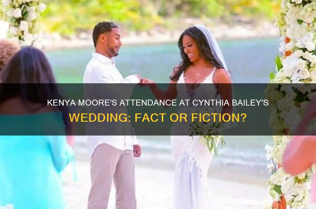 did kenya moore go to cynthia bailey