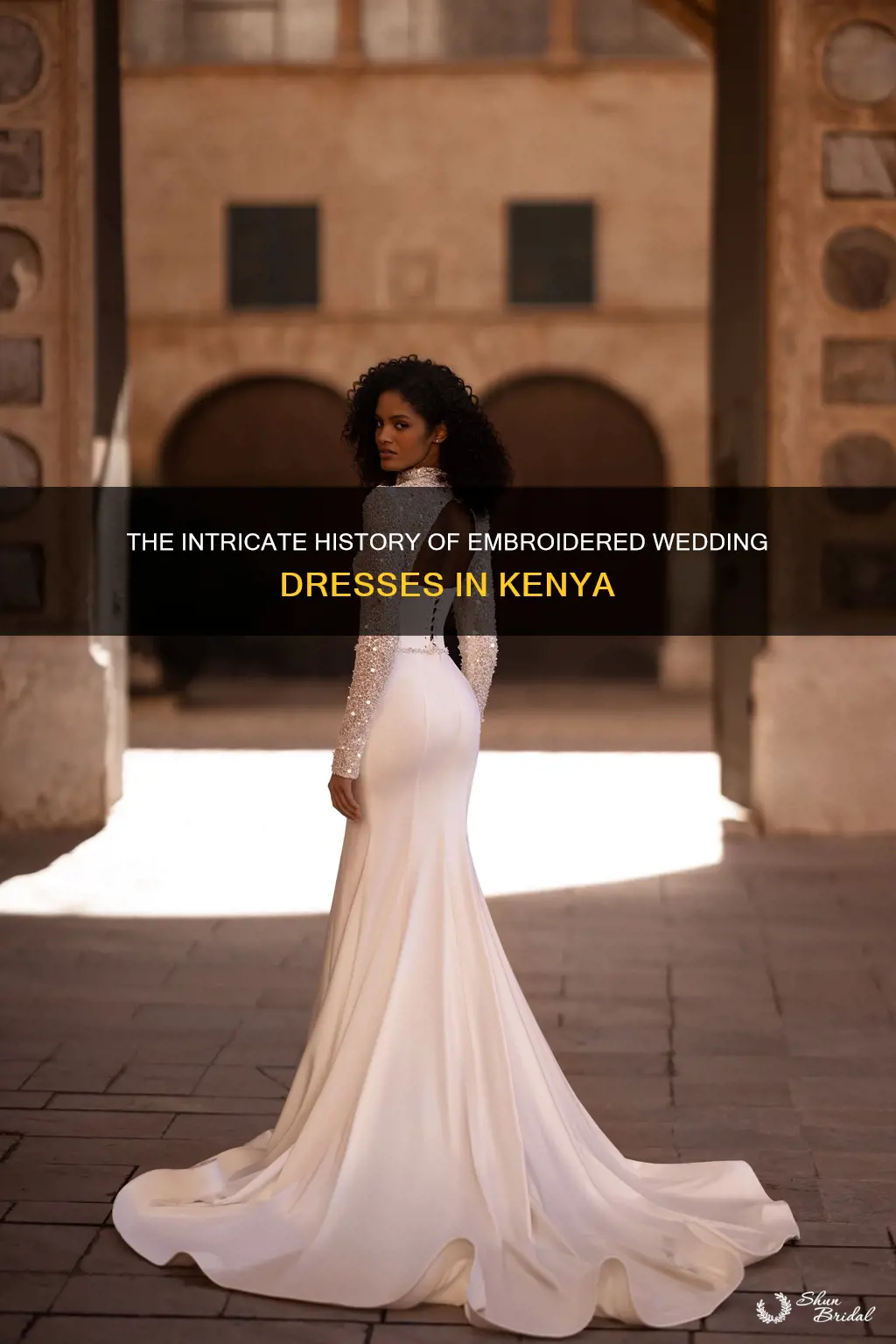 did kenya start the embroidered wedding dress tradition